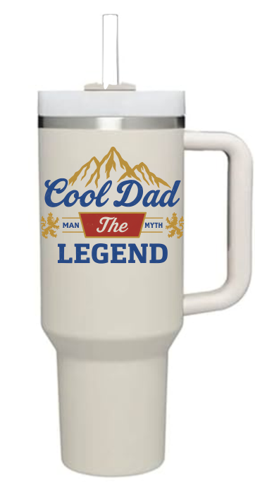 Cool Dad, The Legend -  UV DTF Decal