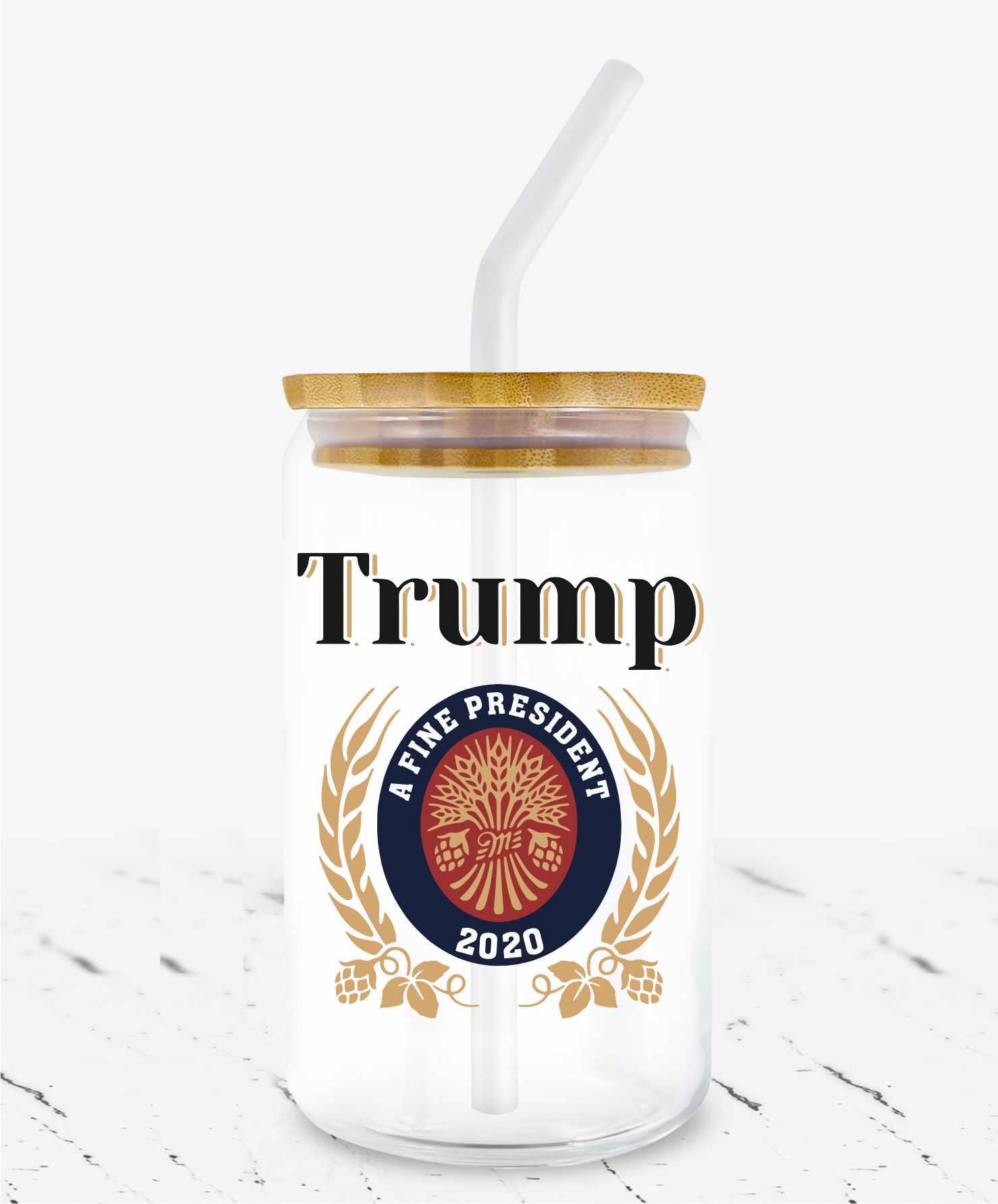 Trump Beer Label -  UV DTF Decals