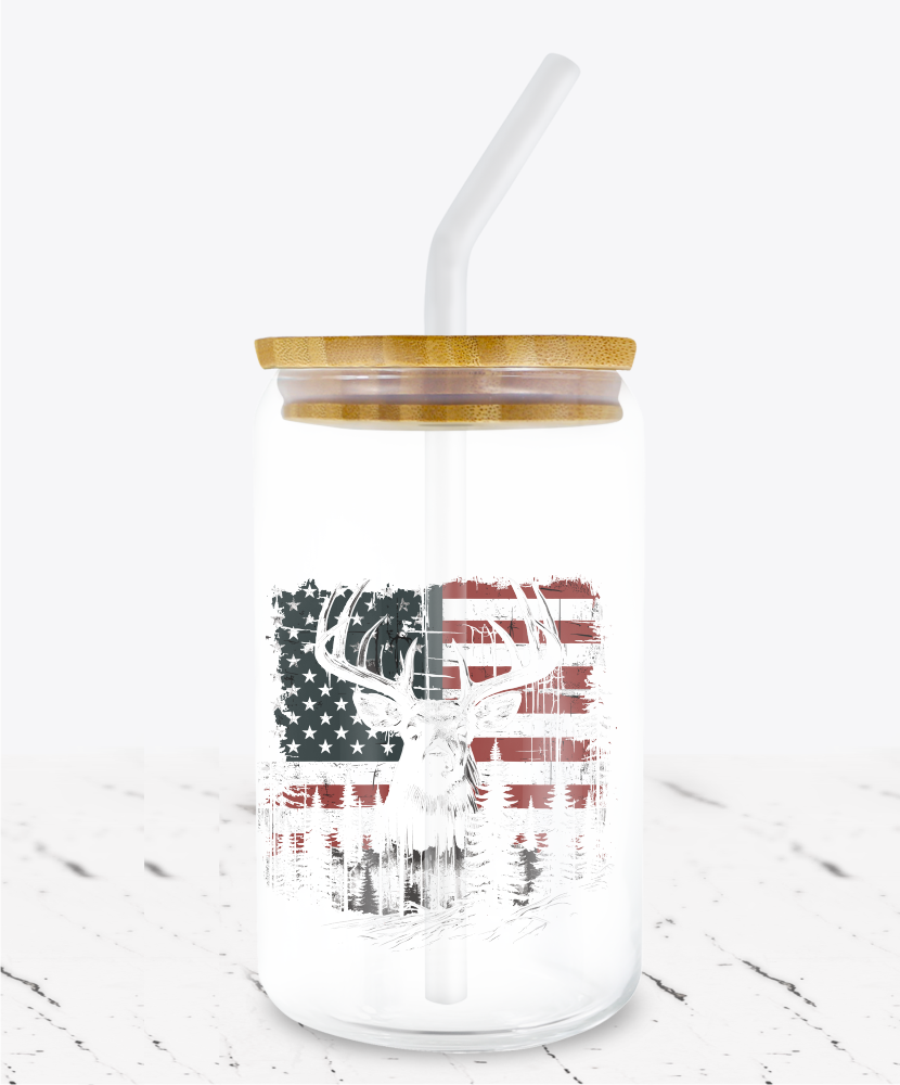 Shadow Deer Flag -  UV DTF Decals