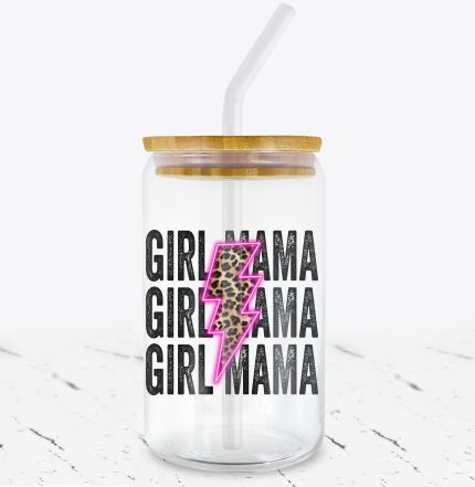 Girl Mom -  UV DTF Decals