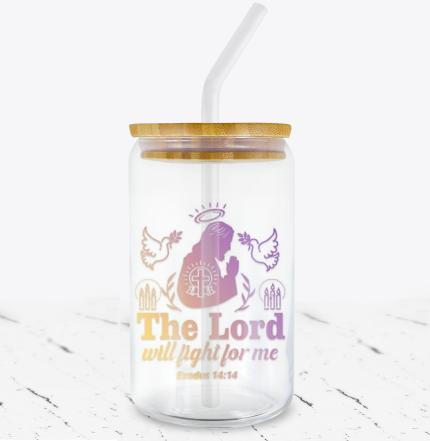 The Lord Will Fight For Me -  UV DTF Decals