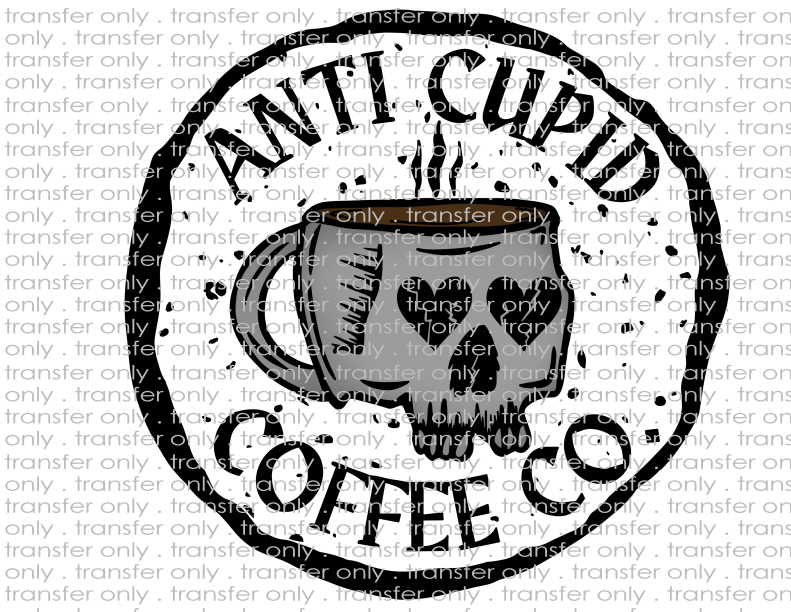 Anti Cupid Coffee Co. - Waterslide, Sublimation Transfers
