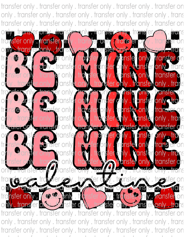 Retro Be Mine - Waterslide, Sublimation Transfers