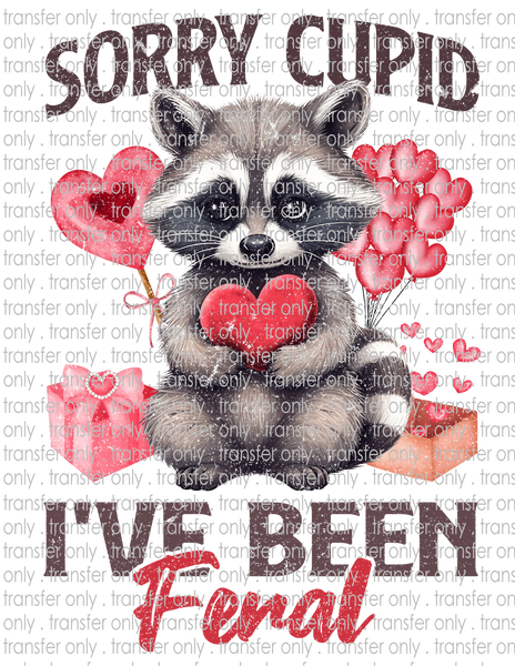 Sorry Cupid I've Been Feral - Waterslide, Sublimation Transfers