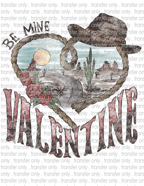 Be My Valentine - Waterslide, Sublimation Transfers
