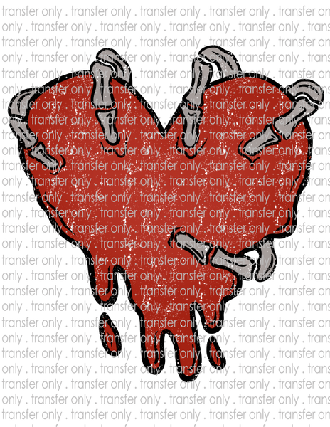 Heart - Waterslide, Sublimation Transfers