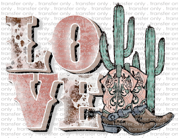 Love - Waterslide, Sublimation Transfers