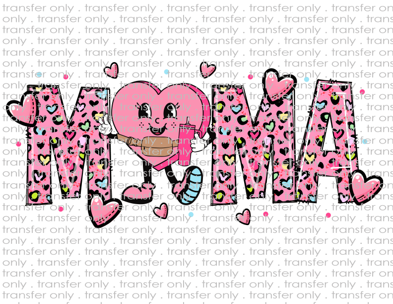 Valentine Mama - Waterslide, Sublimation Transfers