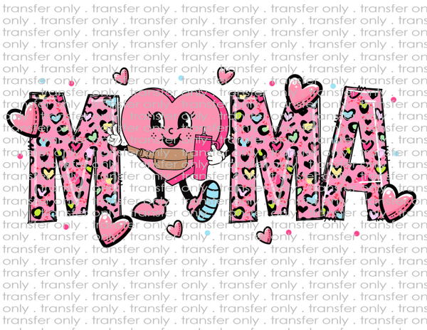 Valentine Mama - Waterslide, Sublimation Transfers