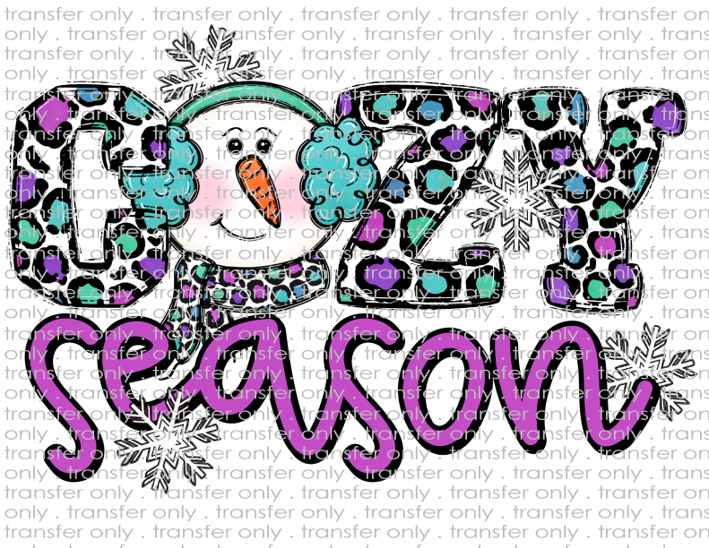 Cozy Season - Waterslide, Sublimation Transfers