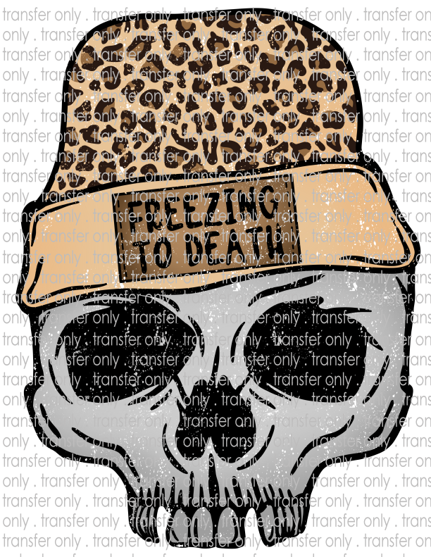 Freezing To Death - Waterslide, Sublimation Transfers