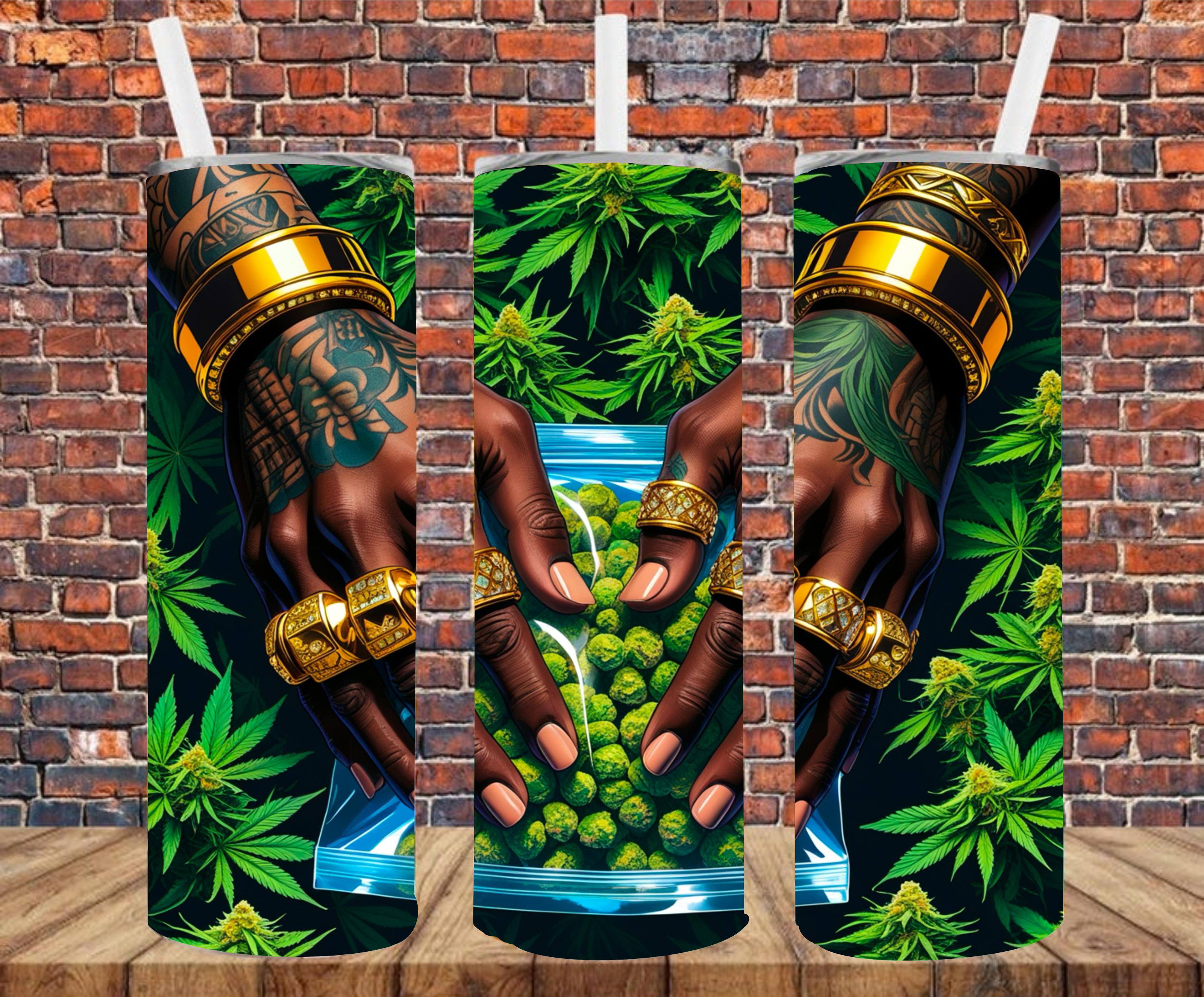 Weed - Tumbler Wrap - Sublimation Transfer
