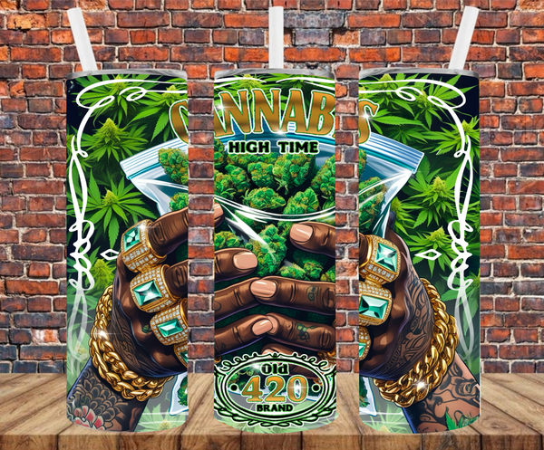 Weed - Tumbler Wrap - Sublimation Transfer