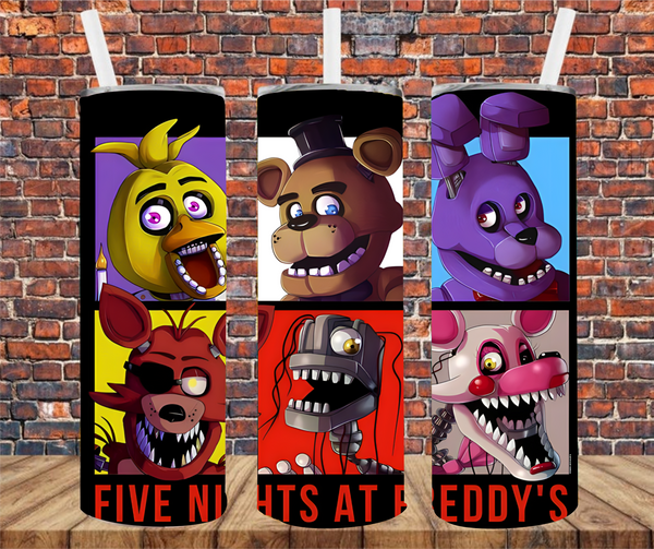 Character - Tumbler Wrap - Sublimation Transfers