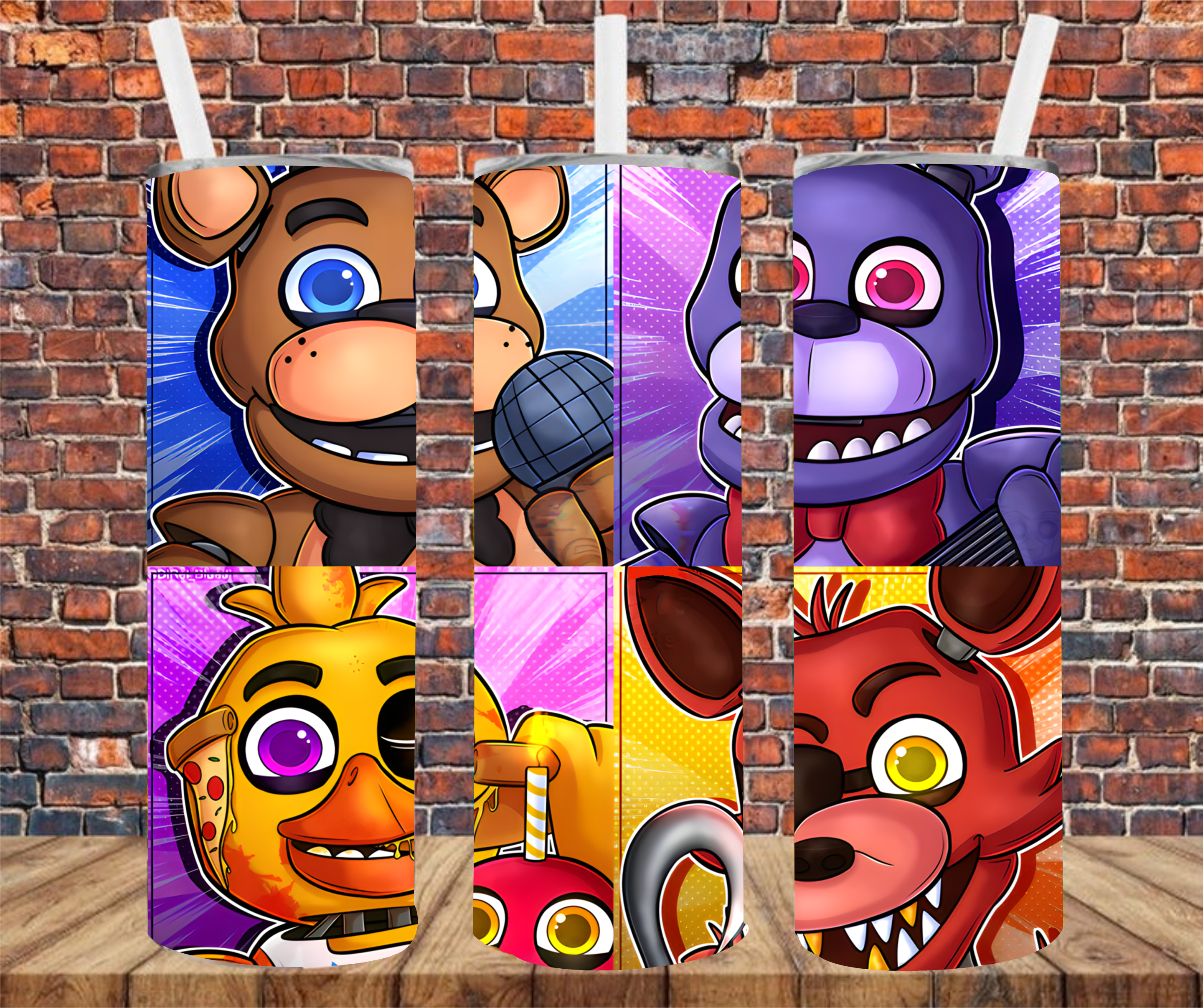 Character - Tumbler Wrap - Sublimation Transfers