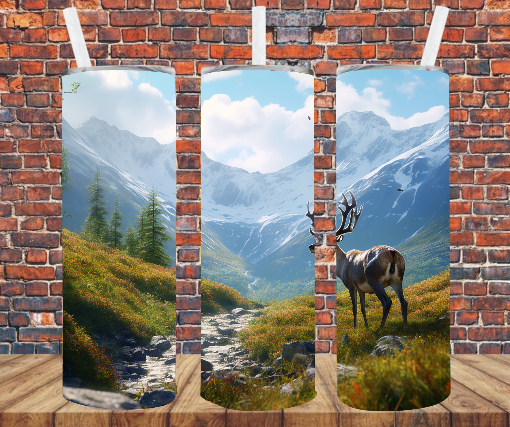 Nature - Tumbler Wrap - Sublimation Transfers