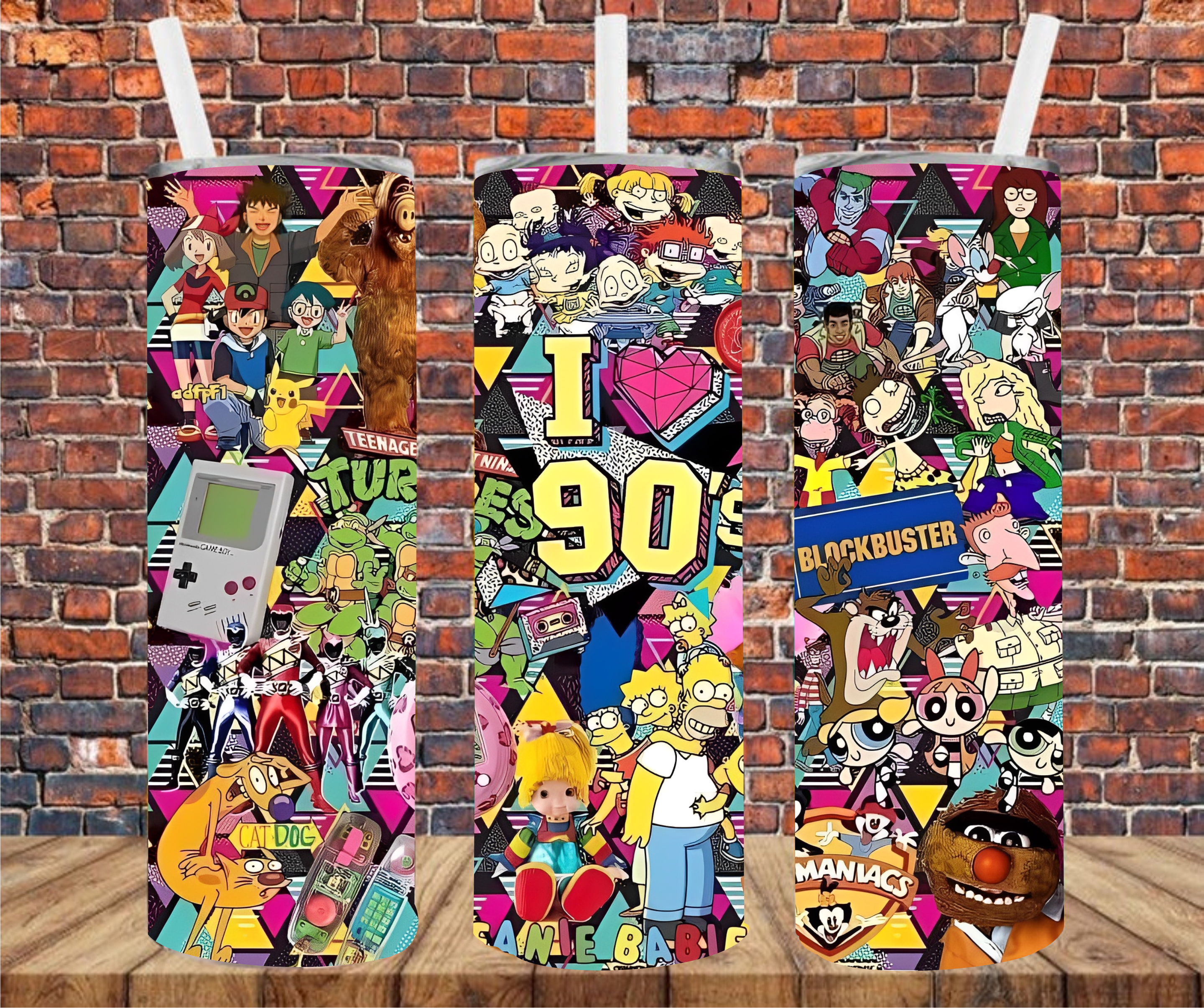90s Era - Tumbler Wrap - Sublimation Transfer