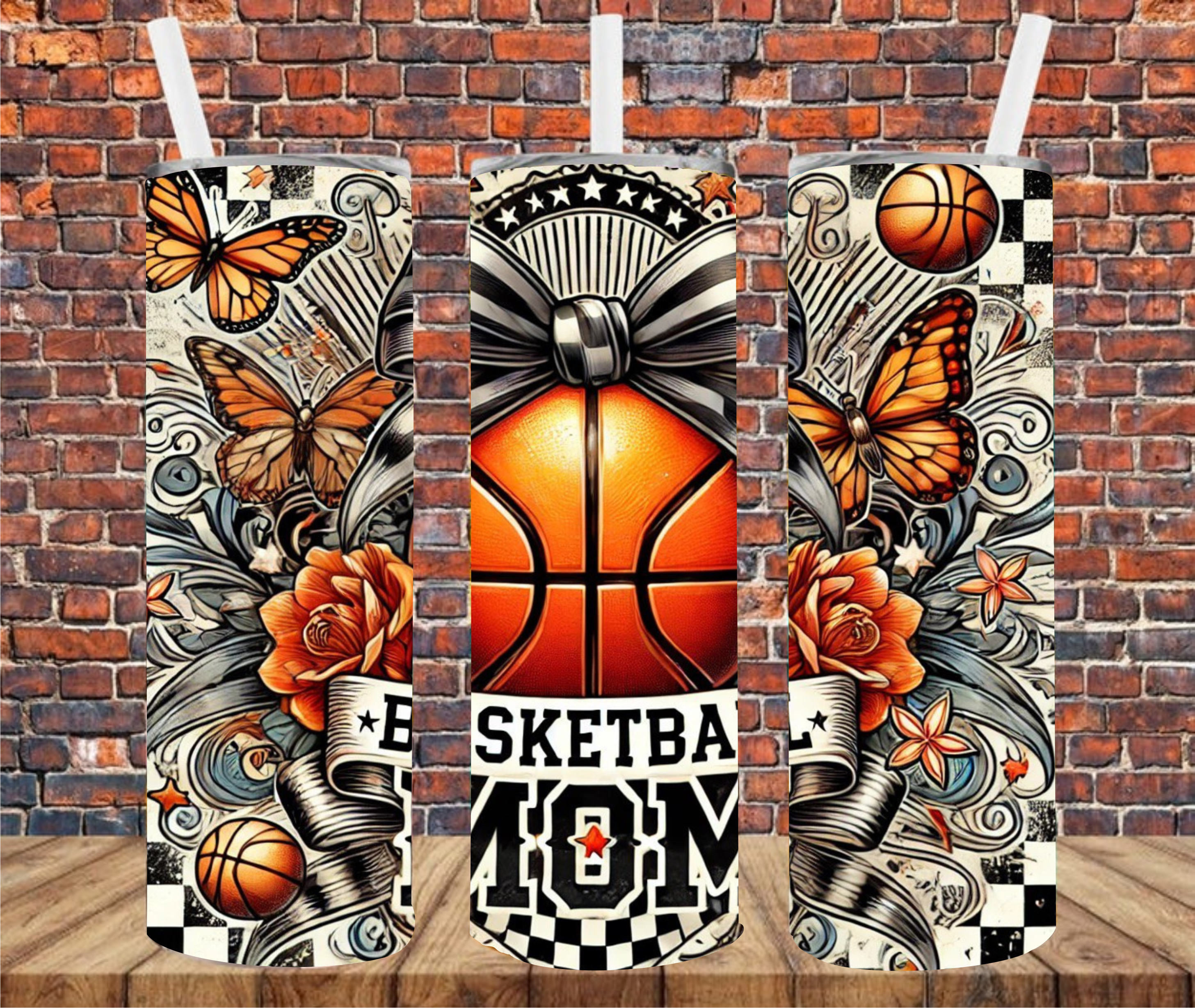 Basketball Mom - Sublimation Tumbler Wrap
