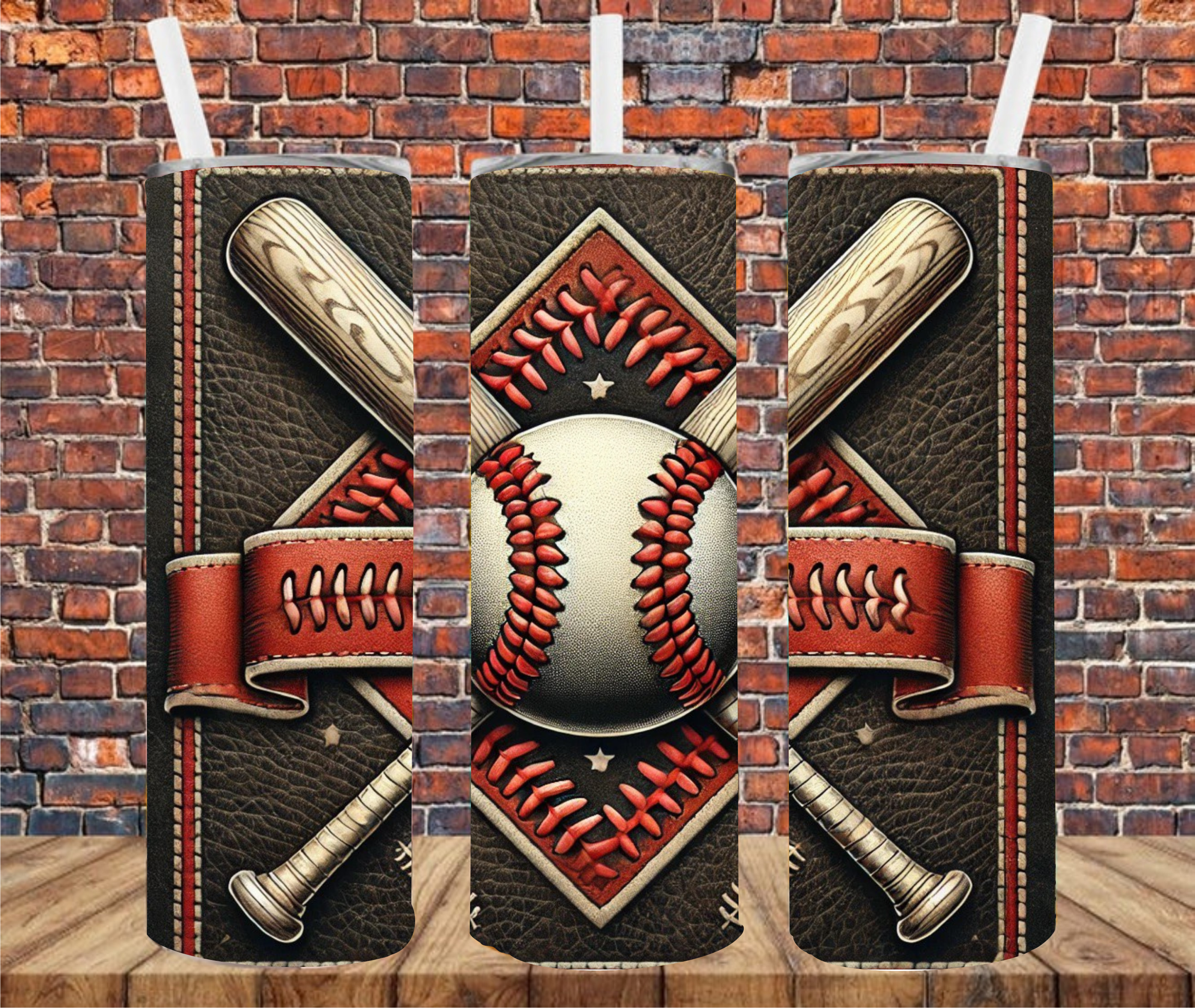 Baseball - Sublimation Tumbler Wrap