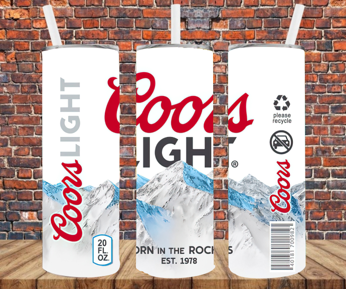 Adult Beverages- Tumbler Wrap Sublimation Transfers