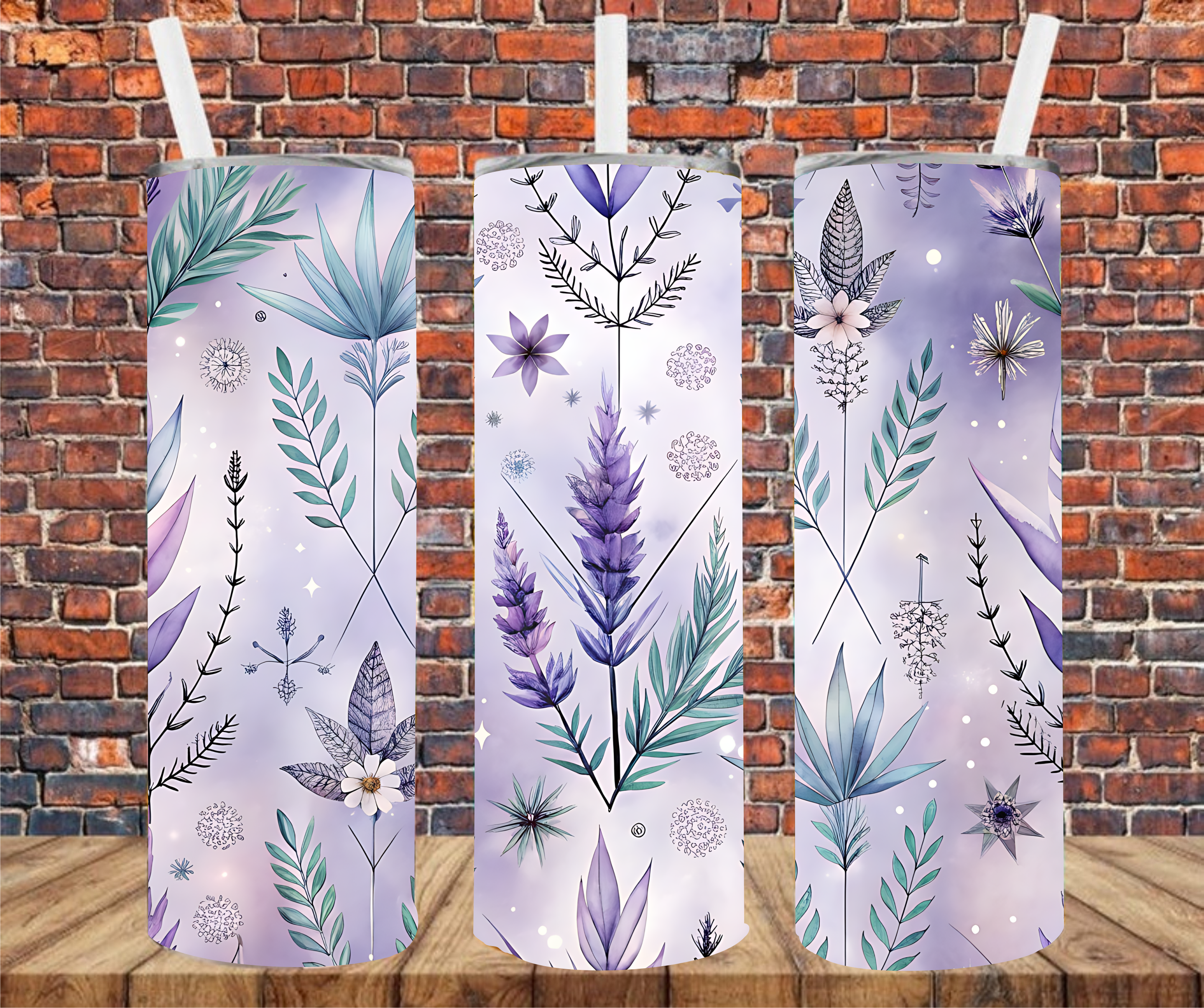 Lavender - Tumbler Wrap - Sublimation Transfer