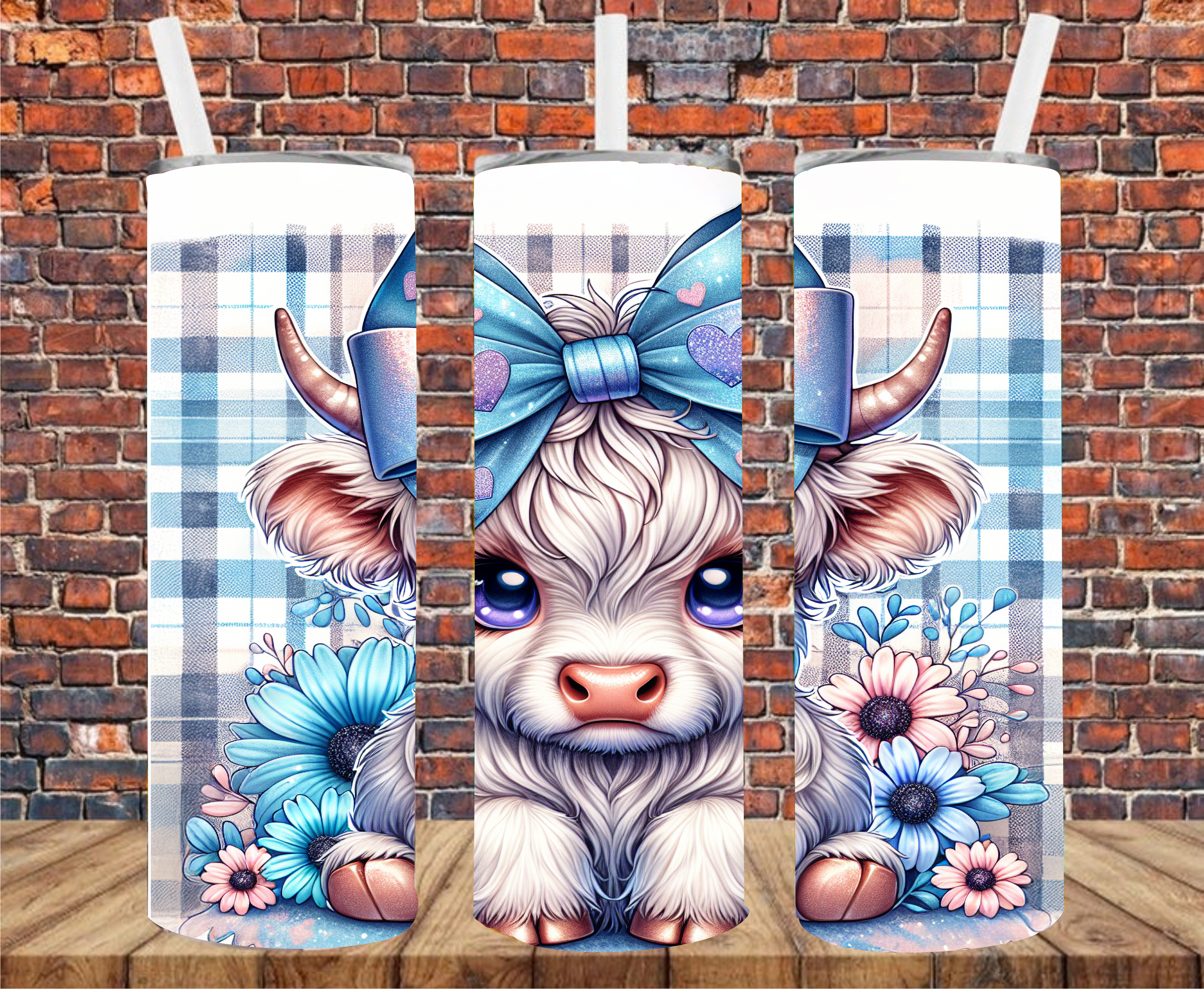 Country Cow - Tumbler Wrap - Sublimation Transfer