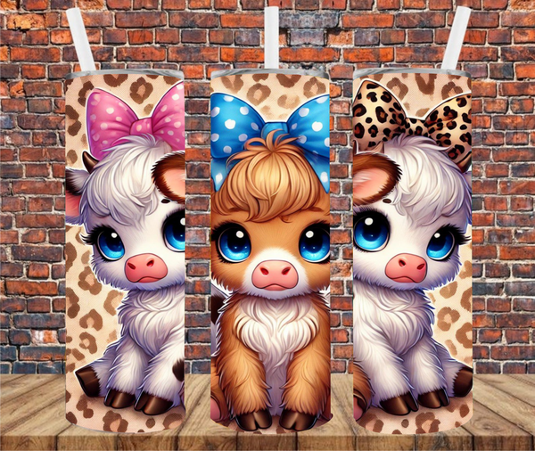 Baby Cows - Sublimation Tumbler Wrap