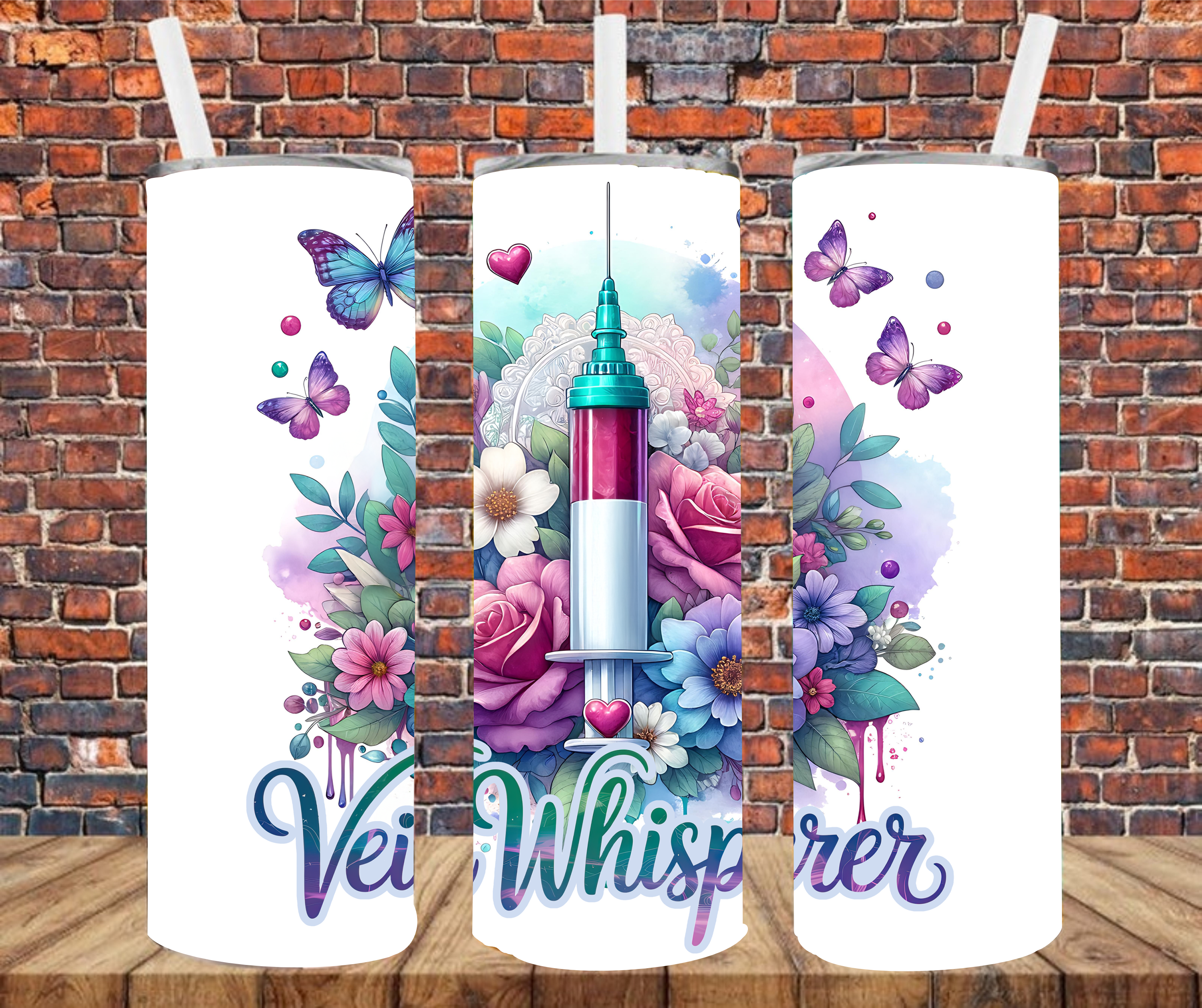 Vein Whisperer Phlebotomy - Tumbler Wrap - Sublimation Transfers