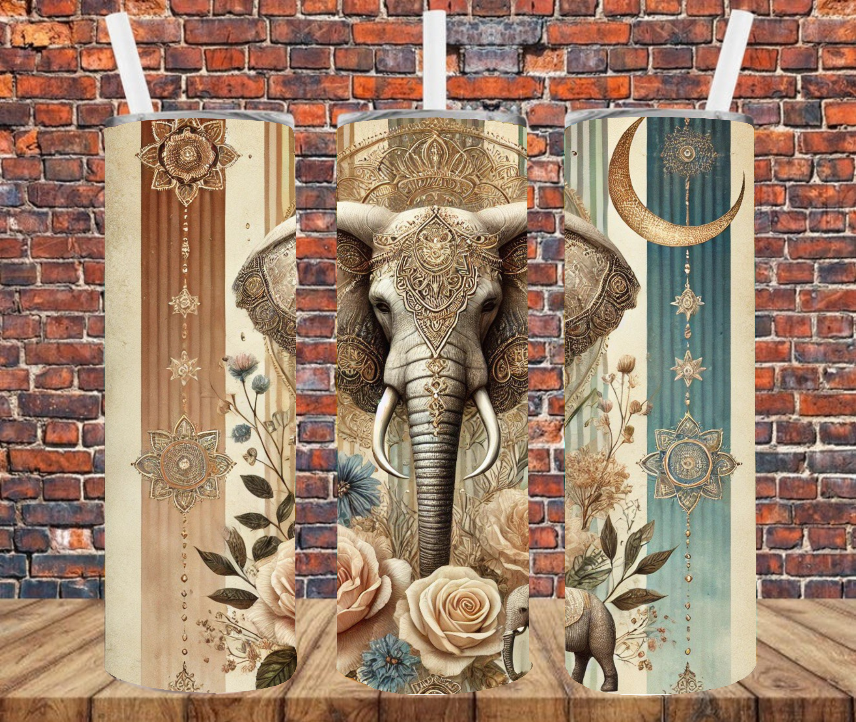 Elephant - Sublimation Tumbler Wrap