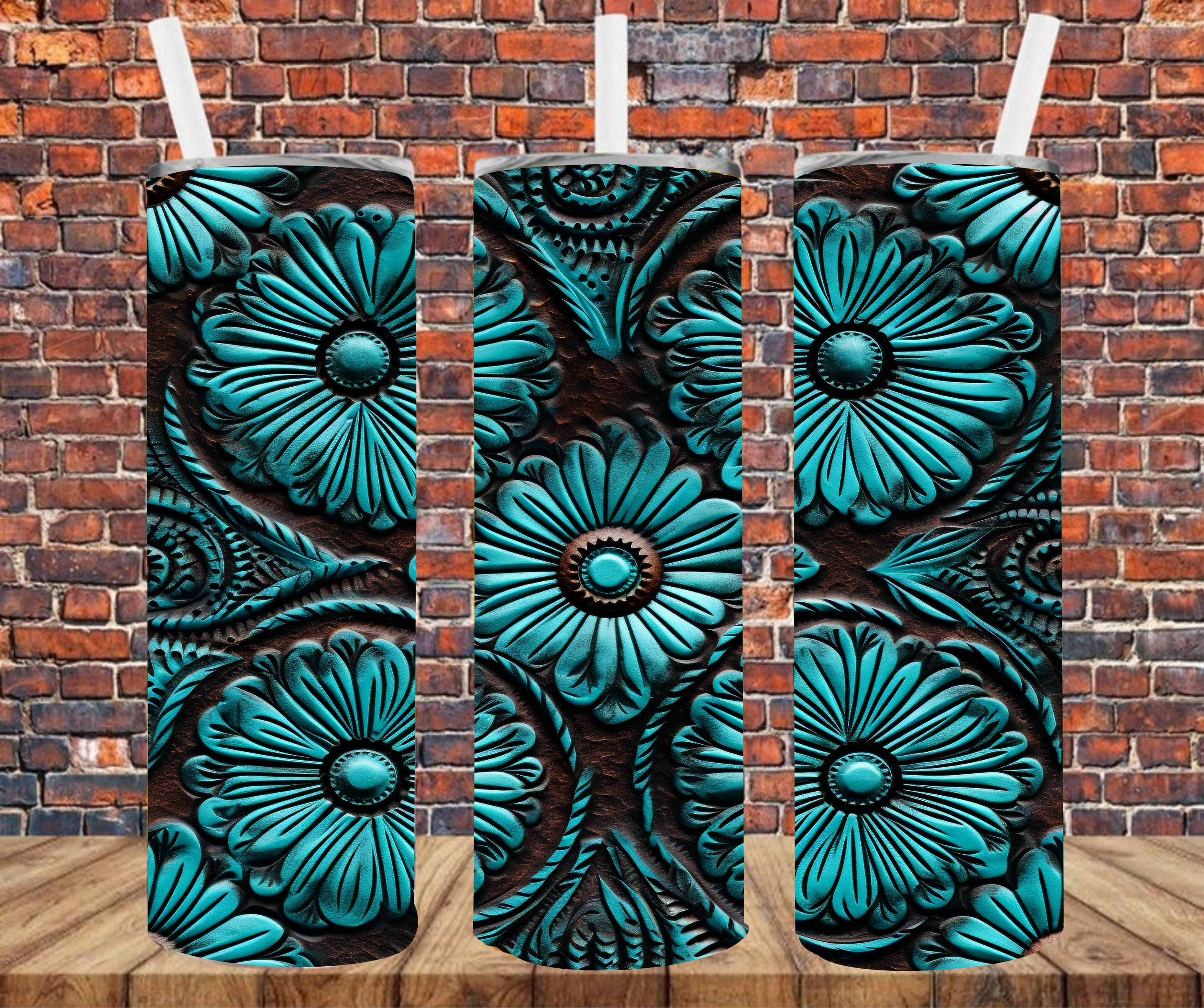 Tooled Leather - Lunch Tote - Sublimation Transfer