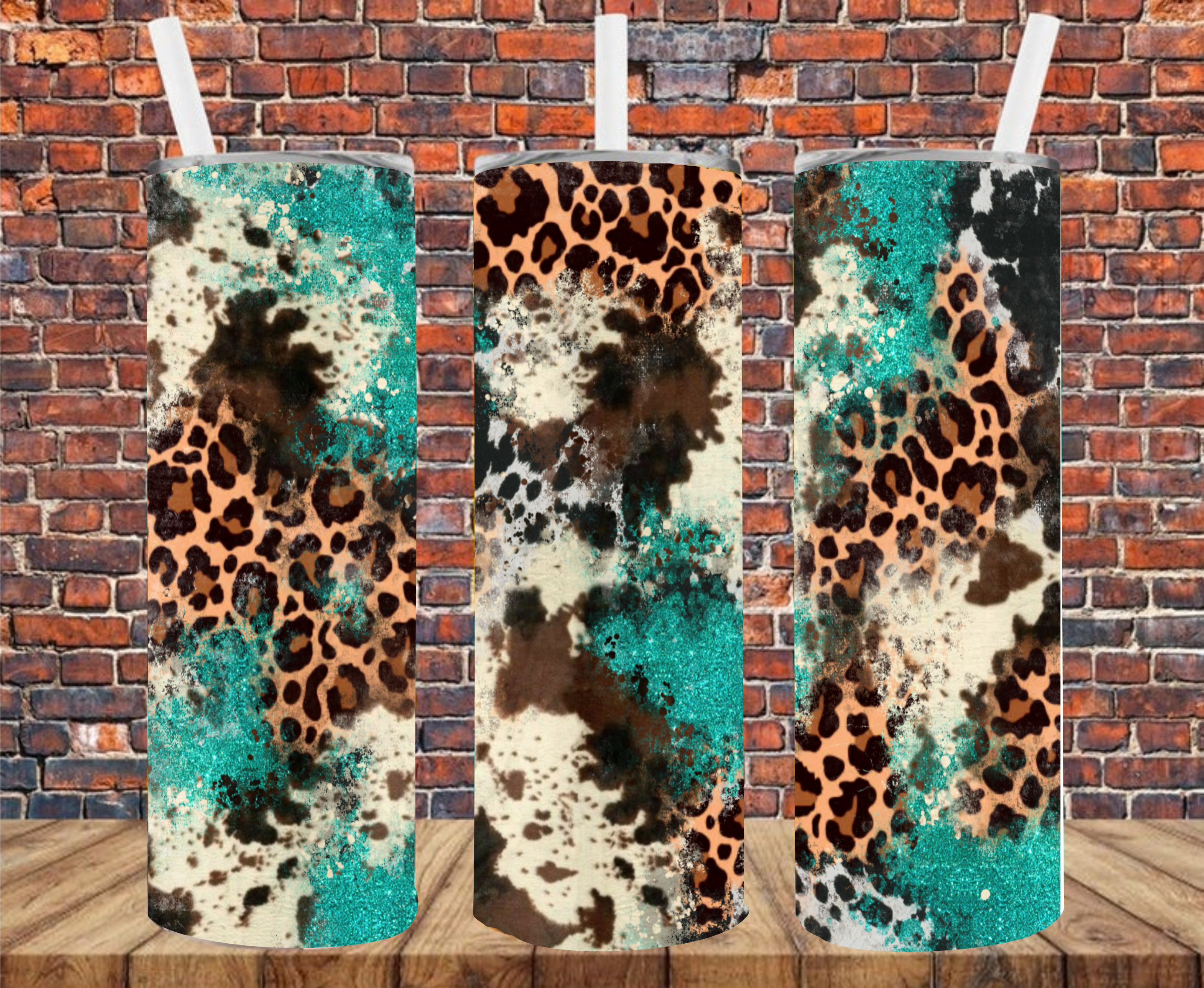 Turquoise & Leo - Lunch Tote - Sublimation Transfer