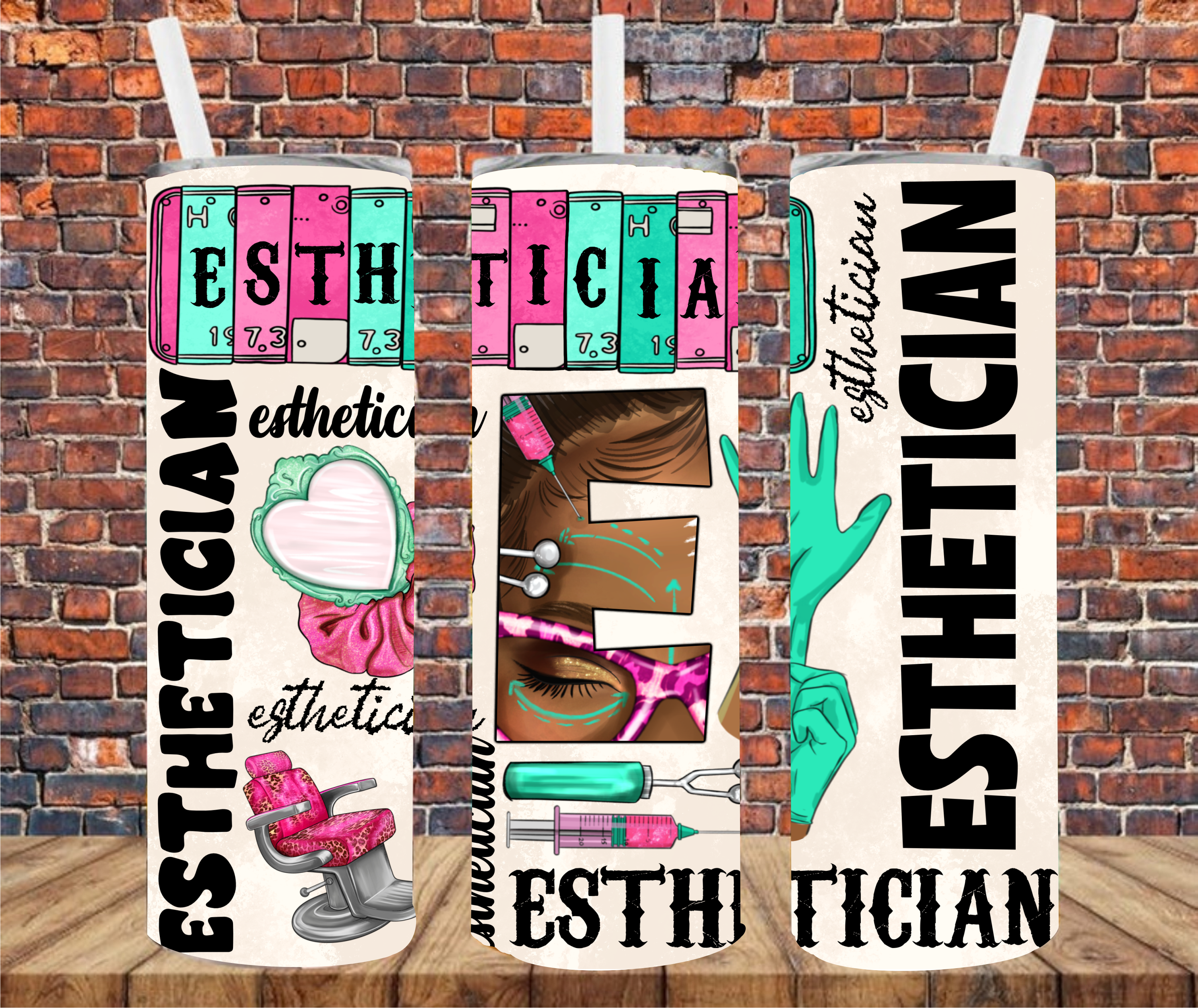 Esthetician - Sublimation Tumbler Wrap