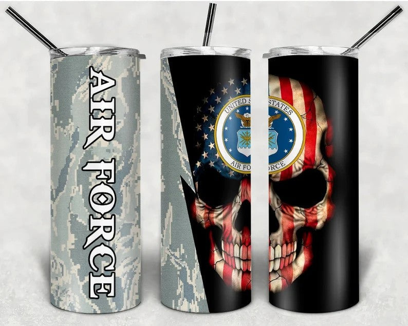 Air Force - Tumbler Wrap Sublimation Transfers
