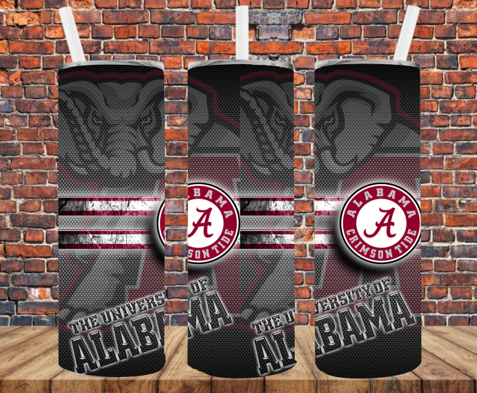 Alabama - Tumbler Wrap - Sublimation Transfers