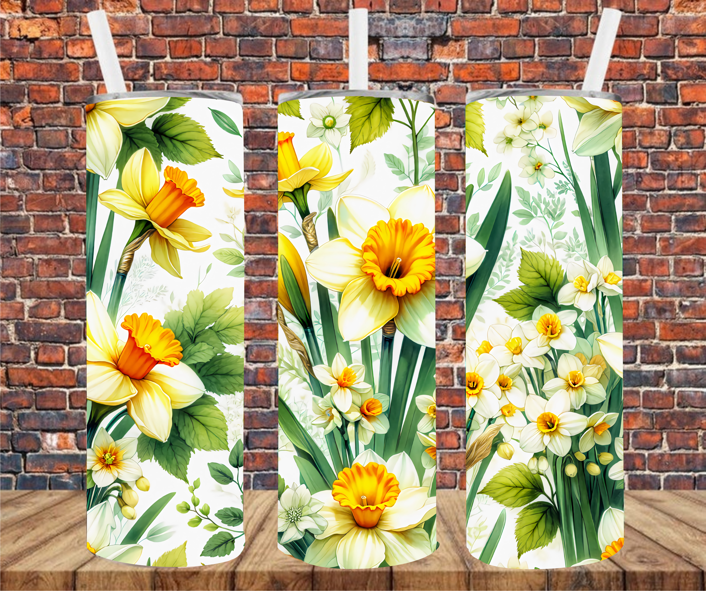Daffodils - Tumbler Wrap - Sublimation Transfer