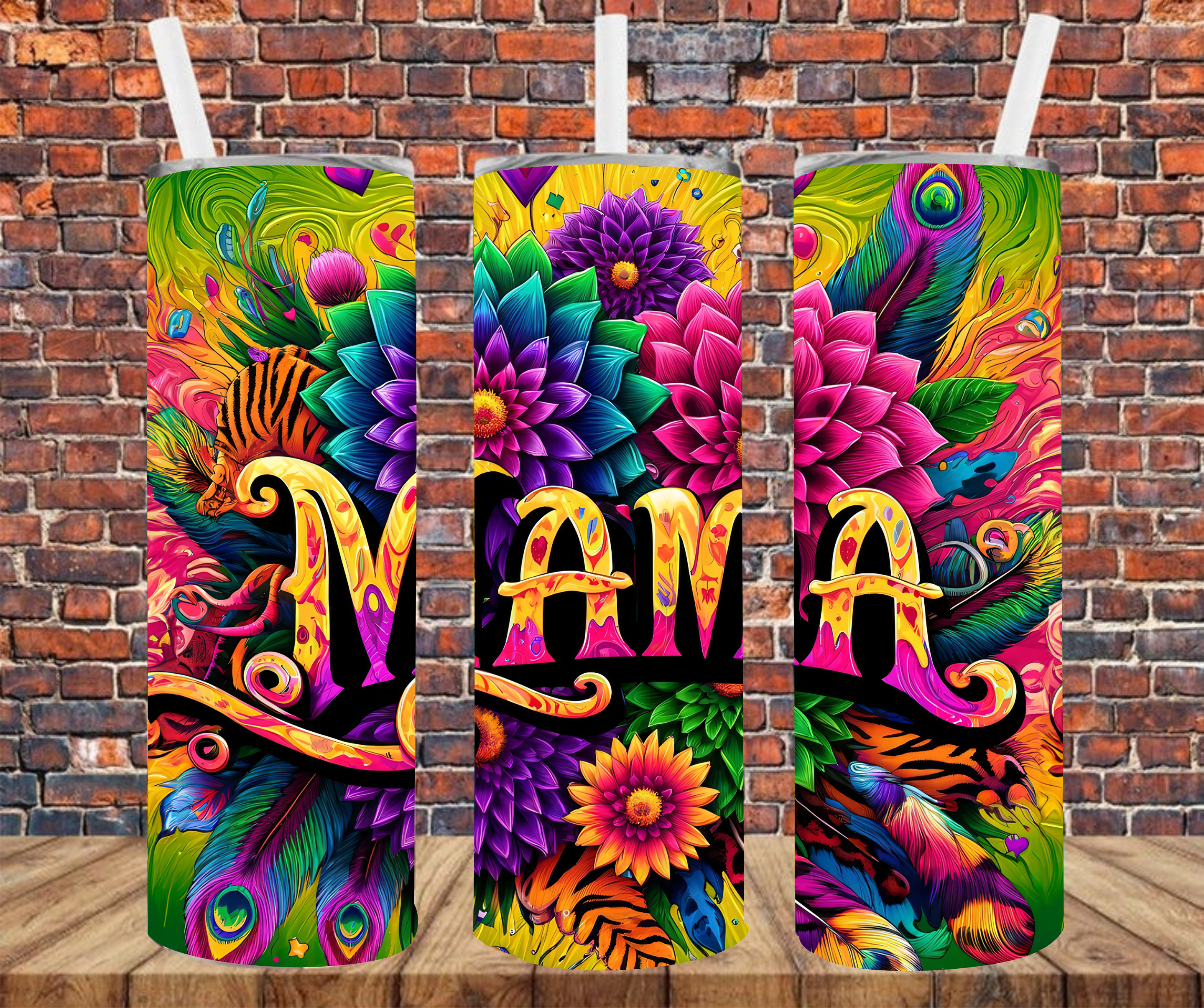 Mama - Tumbler Wrap - Sublimation Transfer