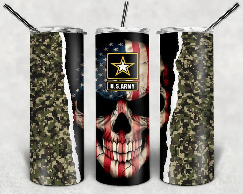 Army - Tumbler Wrap Sublimation Transfers