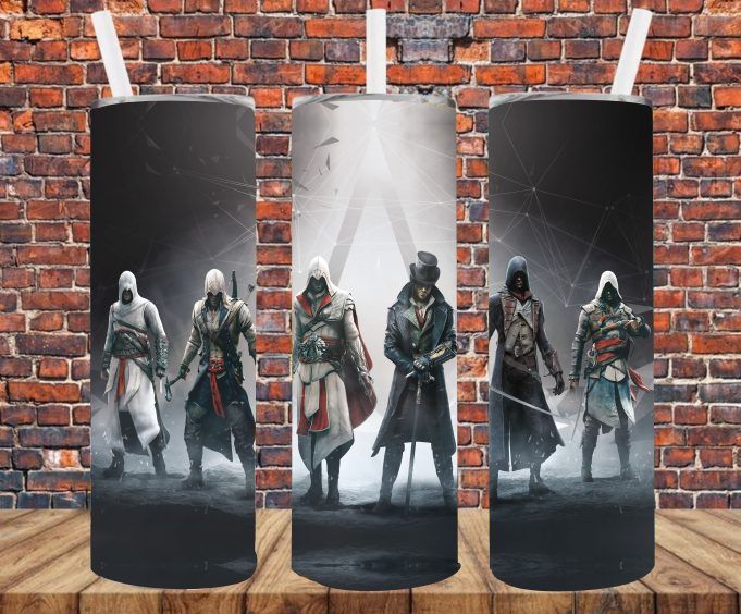 Gaming - Tumbler Wrap - Sublimation Transfers