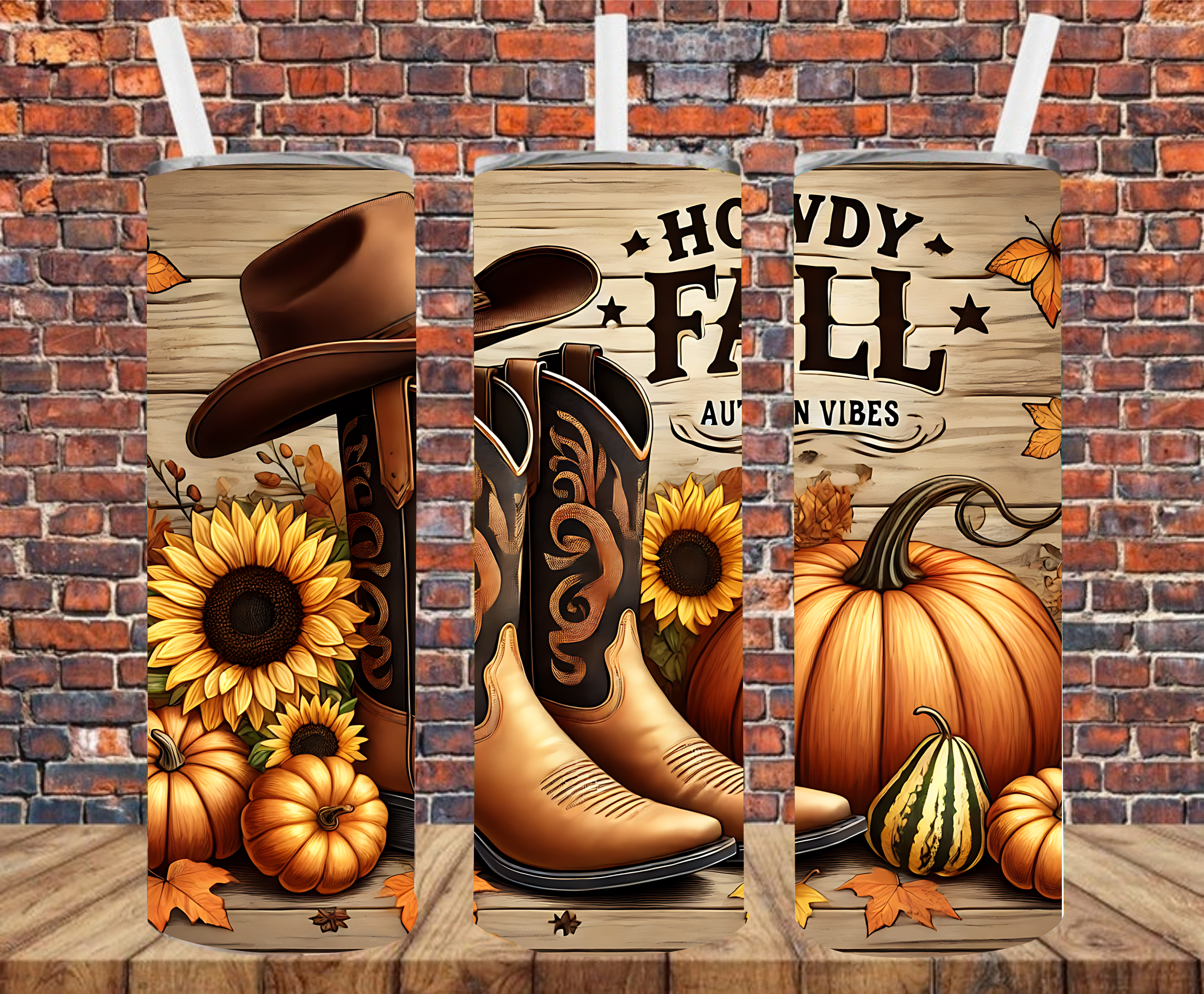 Autumn Vibes - Tumbler Wrap - Sublimation Transfer