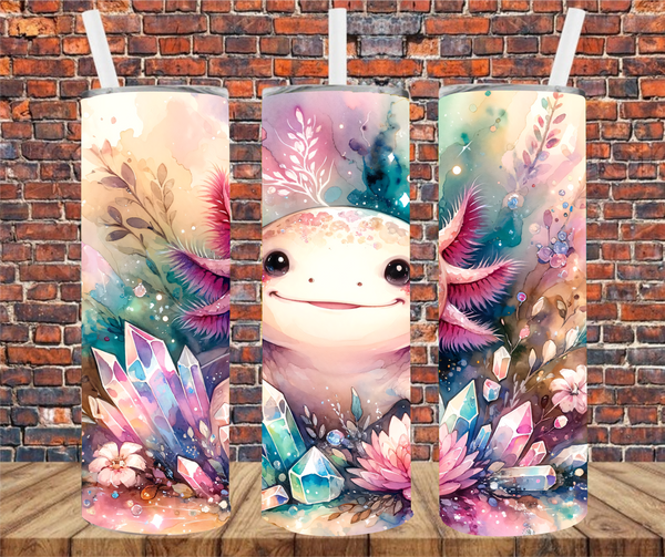 Axolot Creature - Tumbler Wrap - Sublimation Transfer
