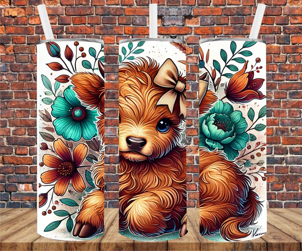 Adorable Cow - Sublimation Tumbler Wrap