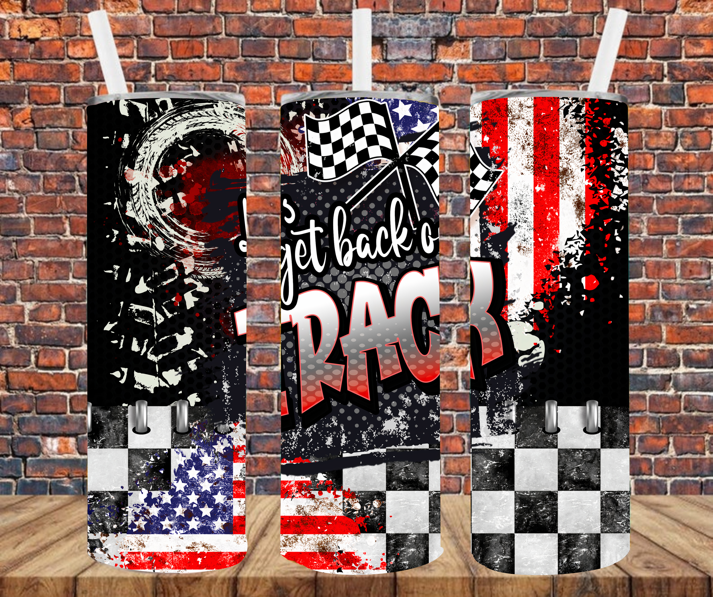 Let's Get Back On Track - Tumbler Wrap - Sublimation Transfers