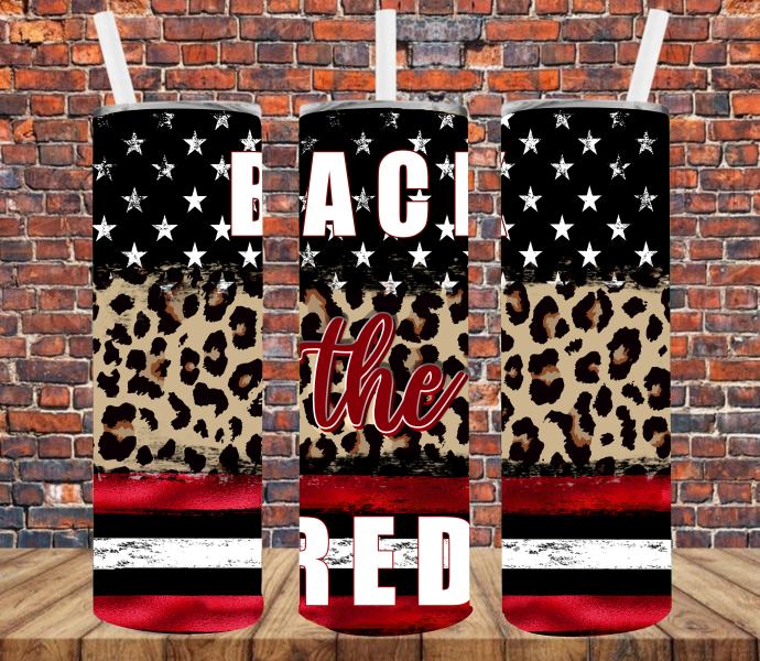 Back the Red - Tumbler Wrap Sublimation Transfers