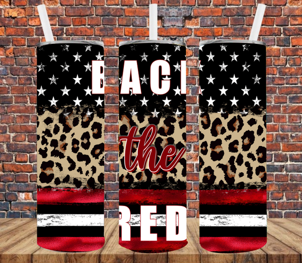 Back the Red - Tumbler Wrap Sublimation Transfers
