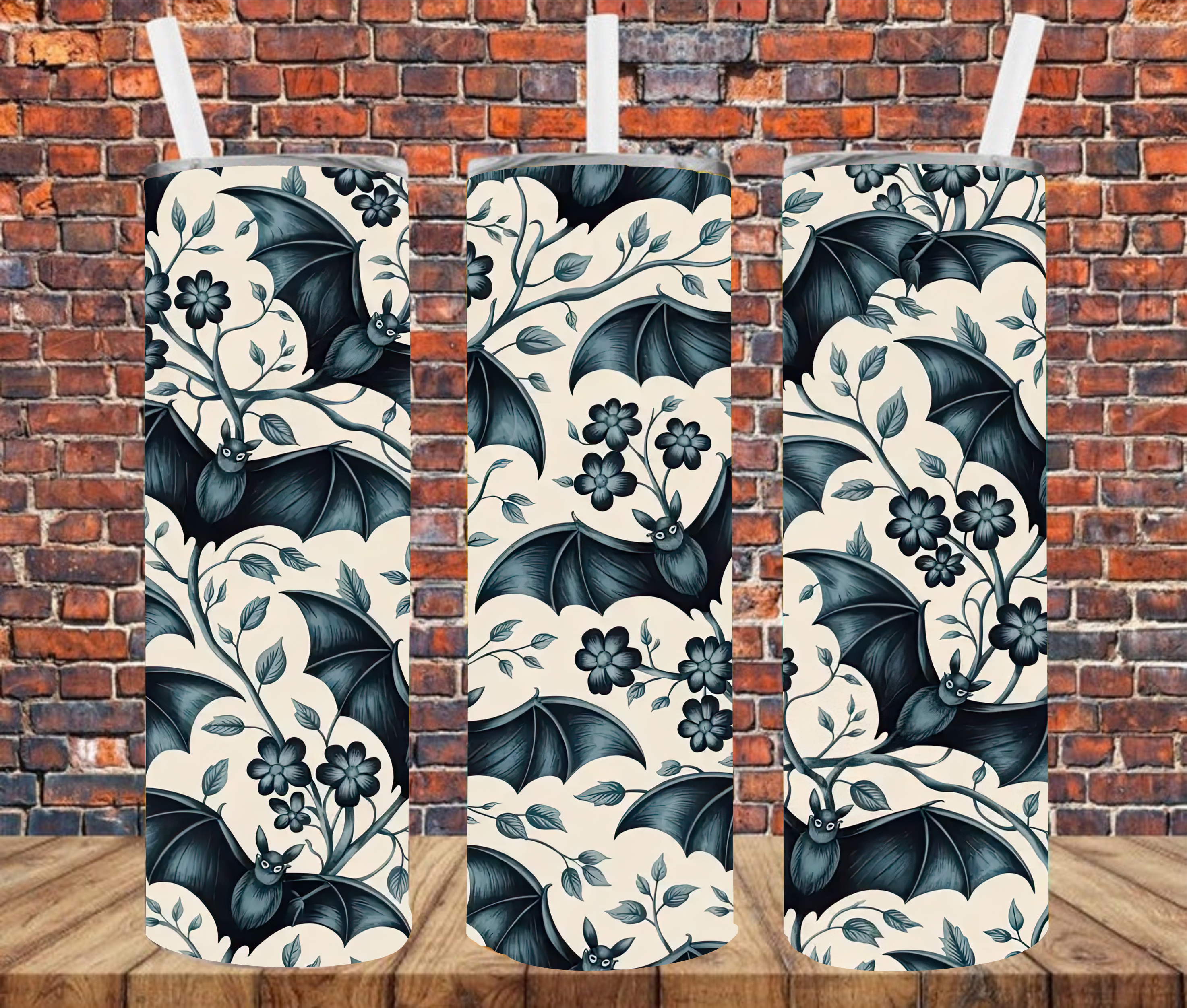 Bats - Tumbler Wrap - vinyl Transfers