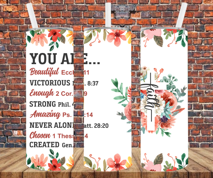 You Are... - Tumbler Wrap - Sublimation Transfers