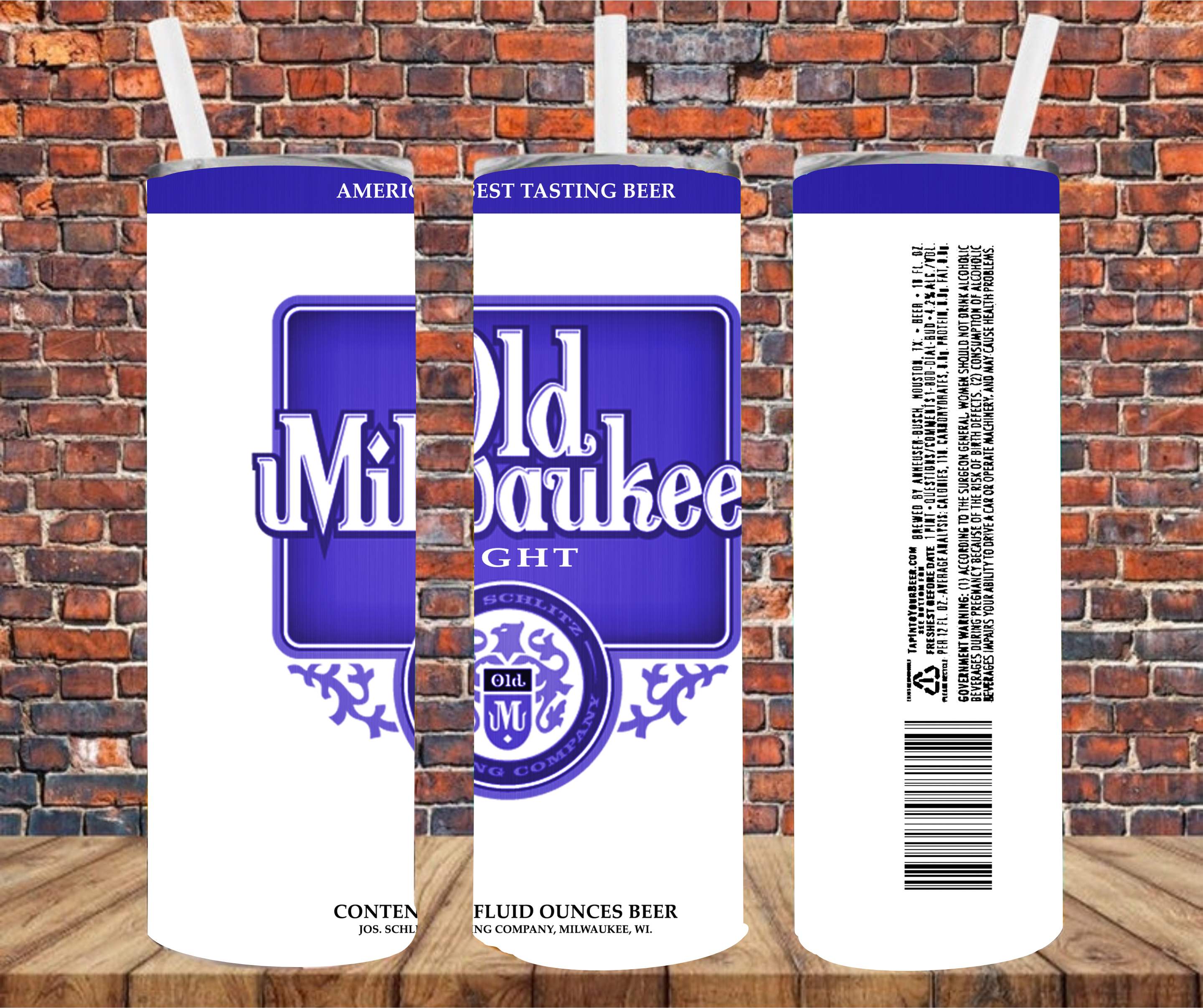 Beer Label - Sublimation Tumbler Wrap