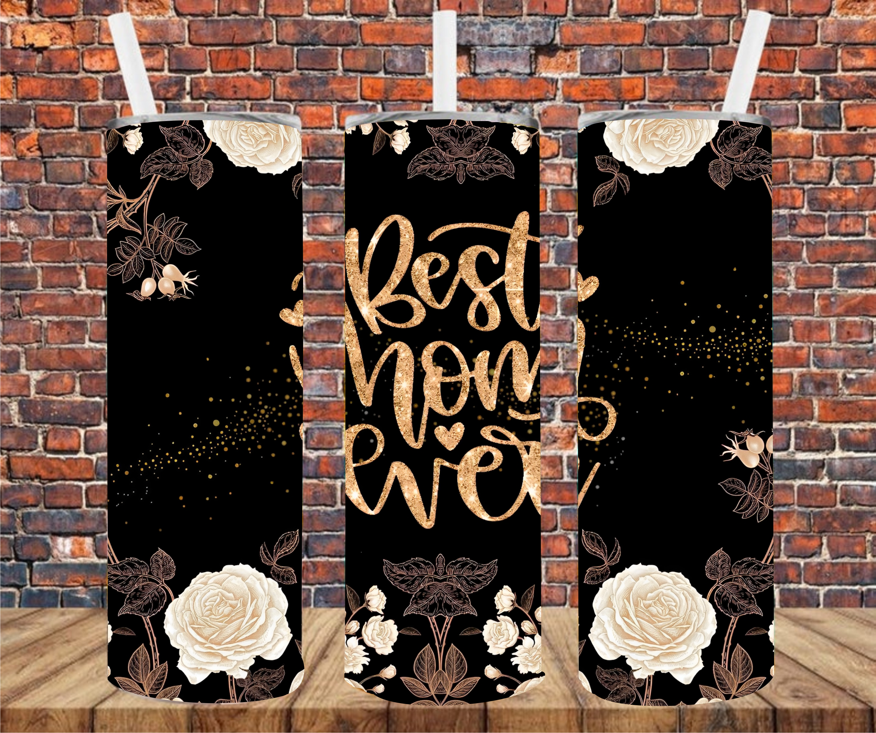 Best Mom Ever - Tumbler Wrap - Sublimation Transfer