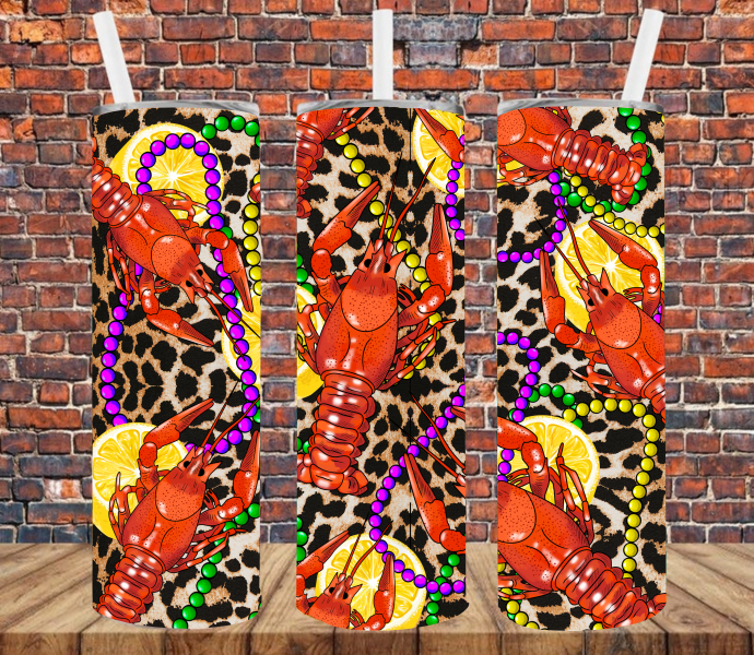 Crawfish - Tumbler Wrap Sublimation Transfers
