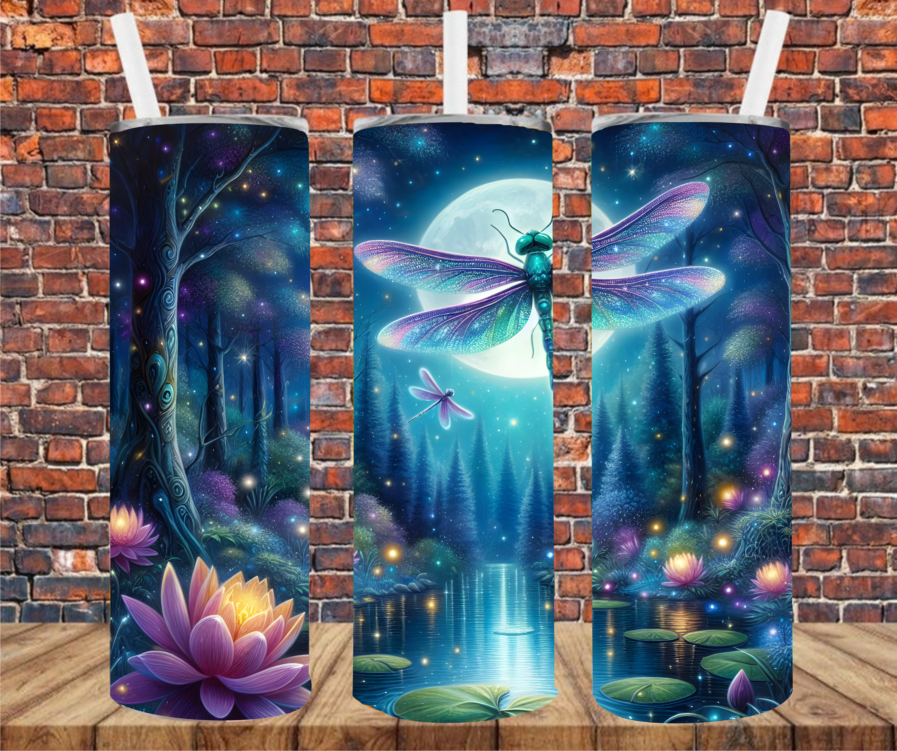 Dragonfly -  Tumbler Wrap - Sublimation Transfer